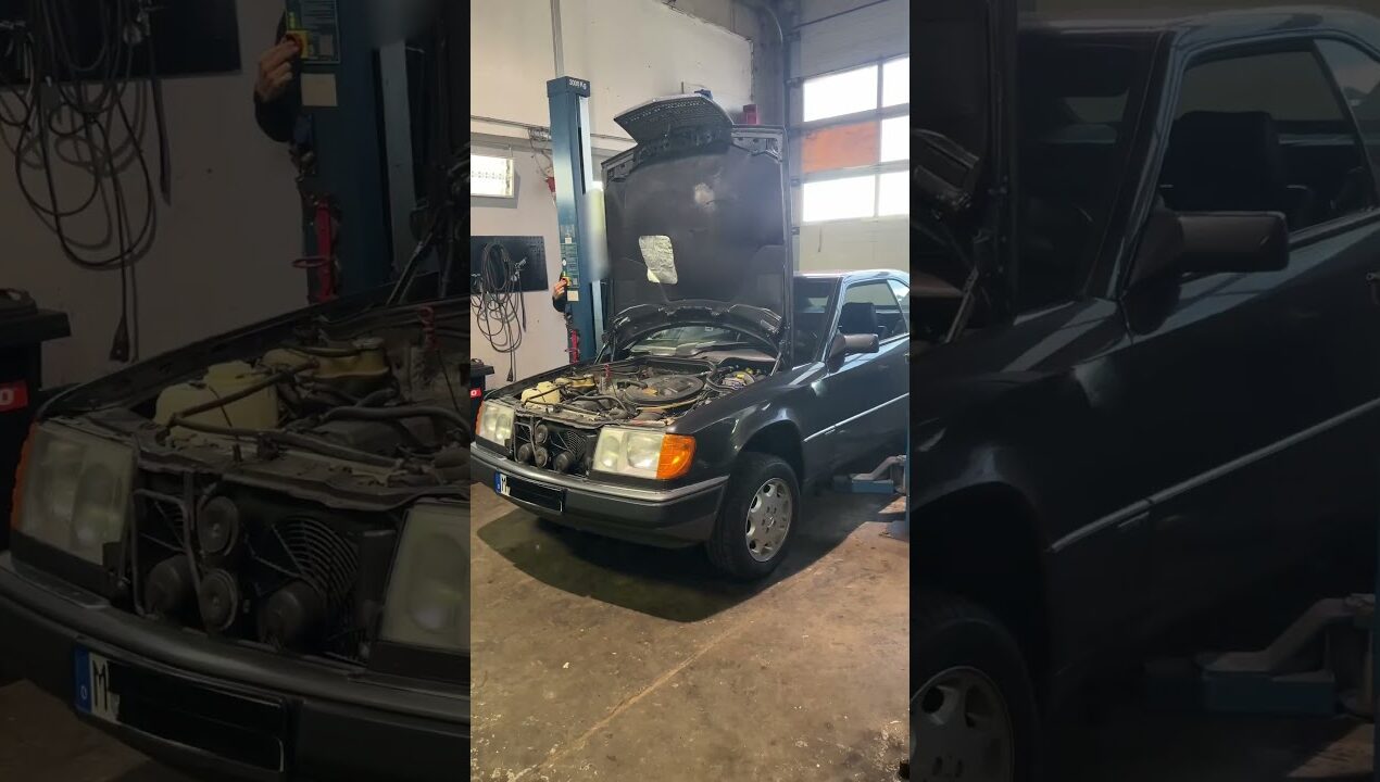 Maintaining grandpas 80s Mercedes #mechanic #repair #mercedes #w124 #maintenance #diy #cars