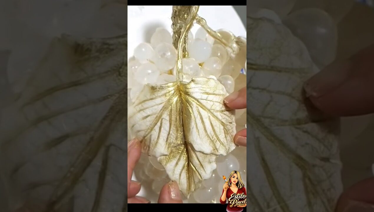 Centro de mesa Elegante con silicon #diy #silicona #parati