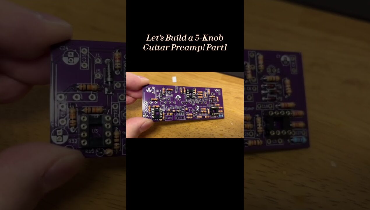 기타프리앰프 개발중! part1 #guitarpedals #diypedal #diy #diypedal #guitarpreamp