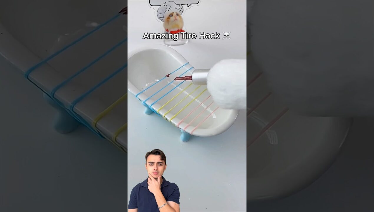 Nail Polish vs Rubber Bands! 🤯 #shorts #lifehacks #diy #experiment