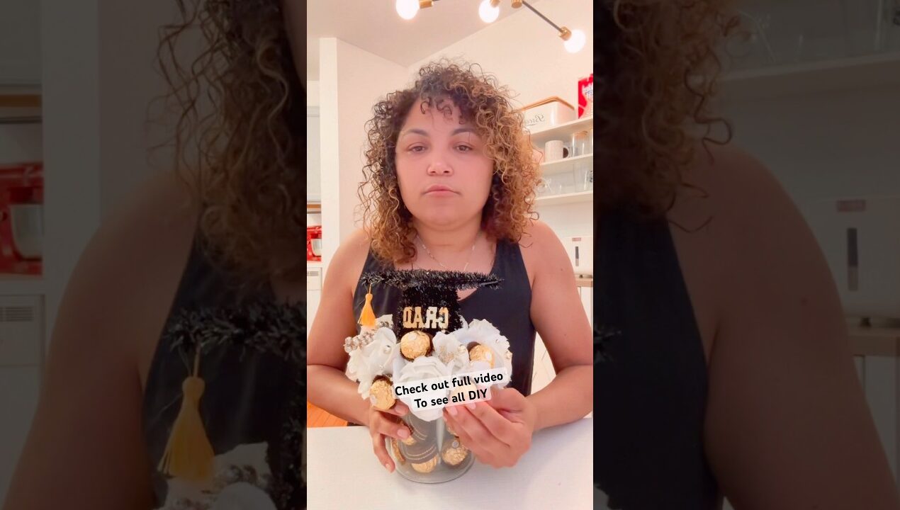 Graduations ideas go check out all the DIY on the video section #graduationgift