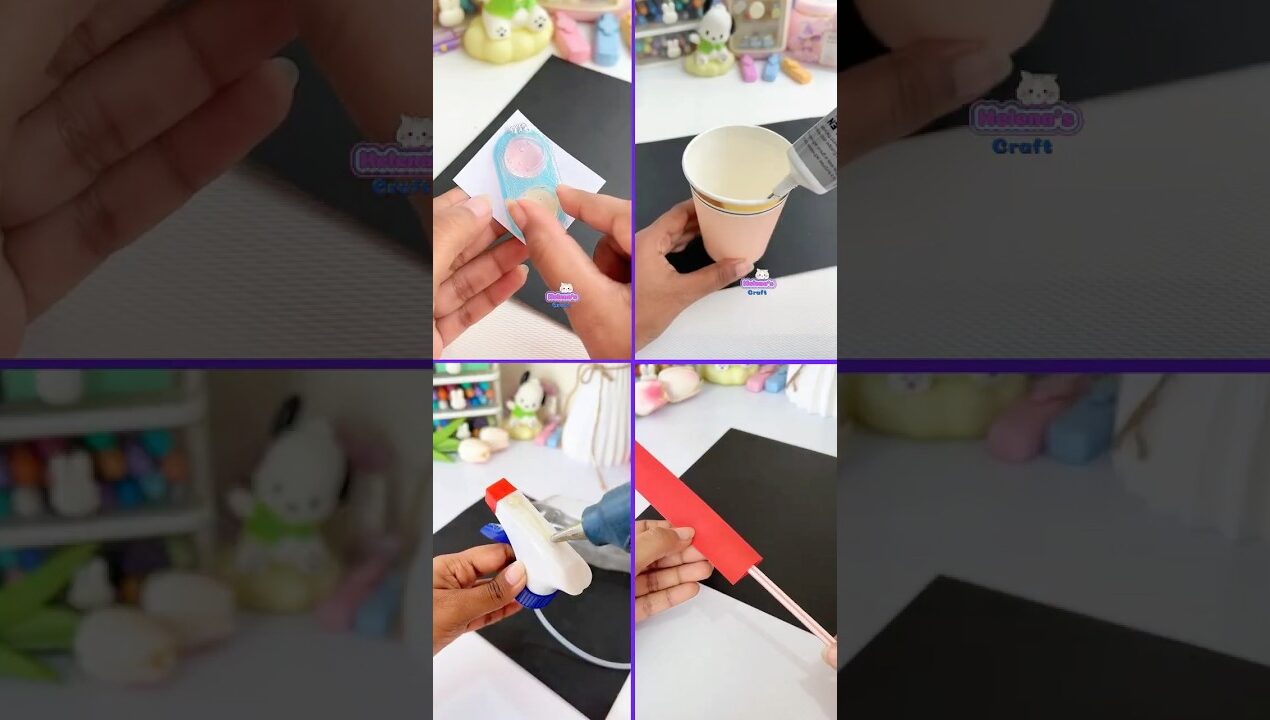4 Creative Craft Ideas 🤩 #diy #shorts #helenascraft #craft #diyideas