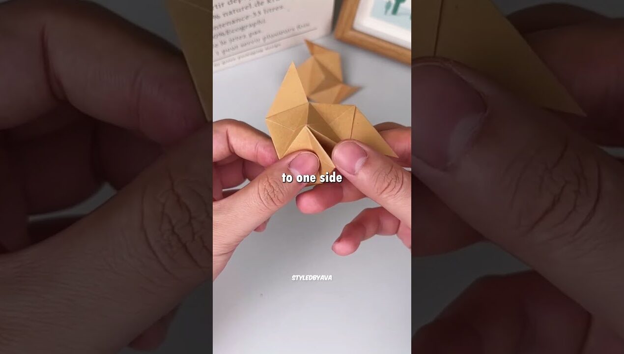 DIY Paper Fidget Spinner 🌀✨  No Tools, Super Easy & Satisfying!