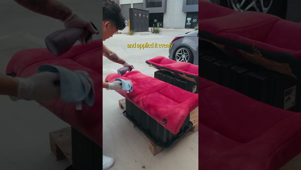 Seats fading? Try this! #nissan #automobile #jdmlife90s #jdm #restoration #cars #diy