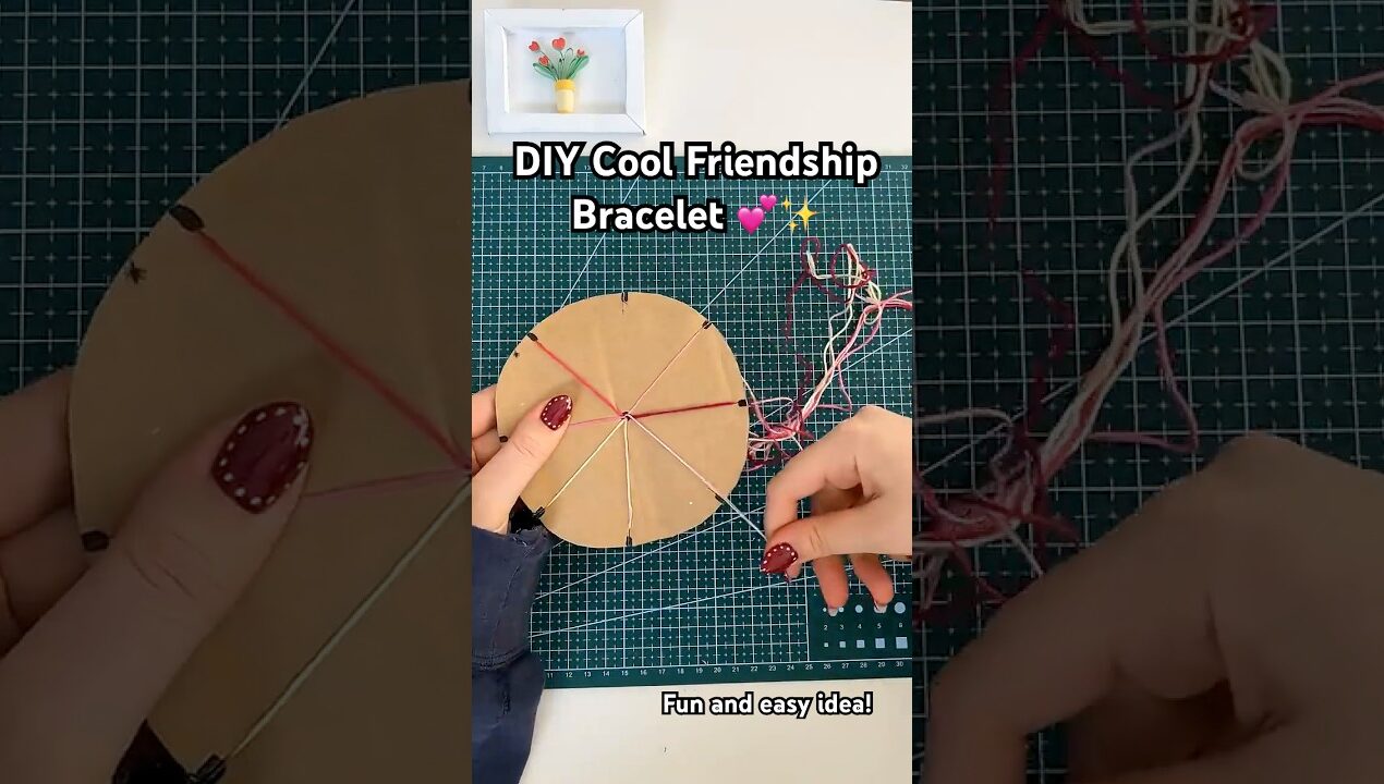 DIY Cute Friendship Bracelet Idea ✨⭐️ EASY 10 min Craft Tutorial – Matching Gift