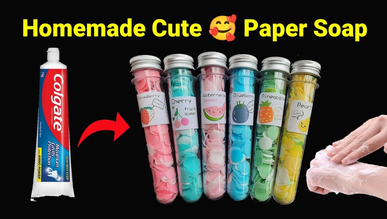 Homemade paper soap making kit/homemade paper soap/How to make paper soap/paper soap making/#soap
