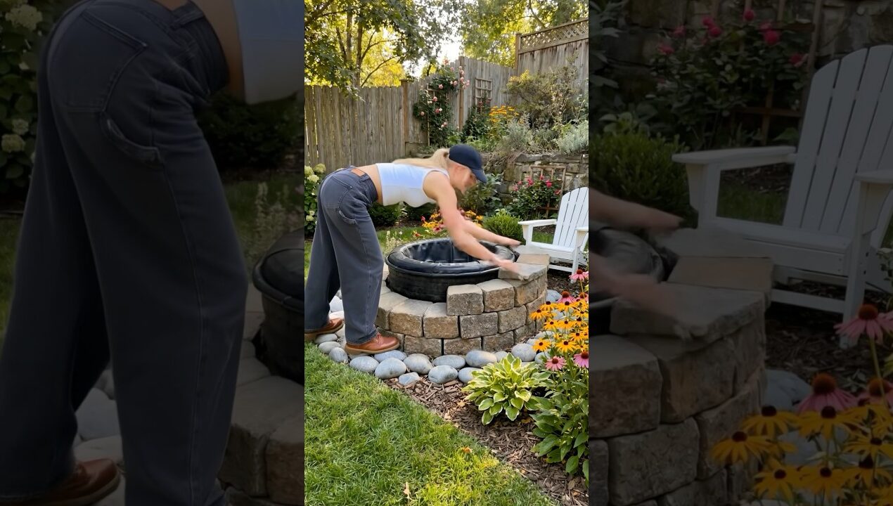 Don’t Toss Your Old Tires! ✨ DIY Garden Koi Pond 🐟