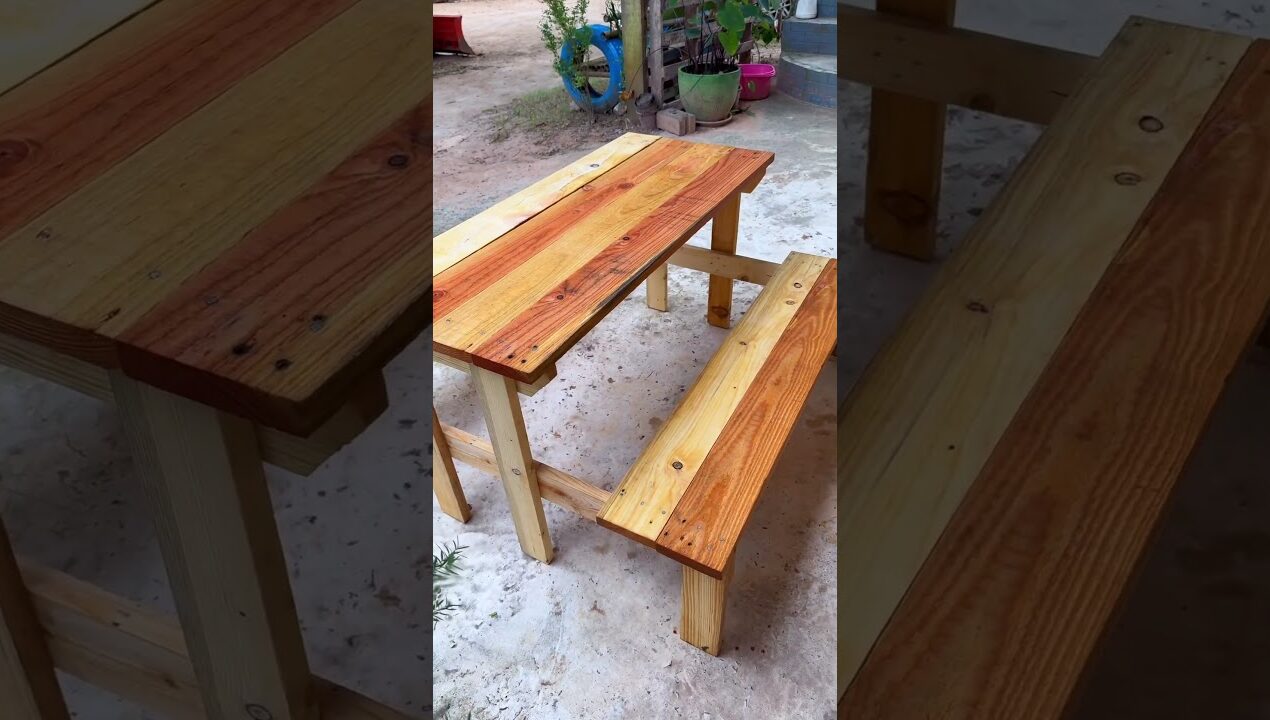 Sharing some ideas for benches made from wooden pallets for your garden.