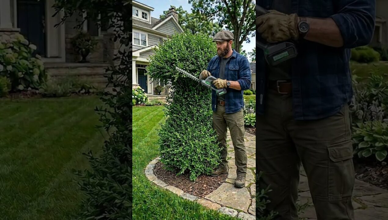 Turned an ordinary yard into a fairytale: Living plant mushroom! 🌲 #garden #gardening