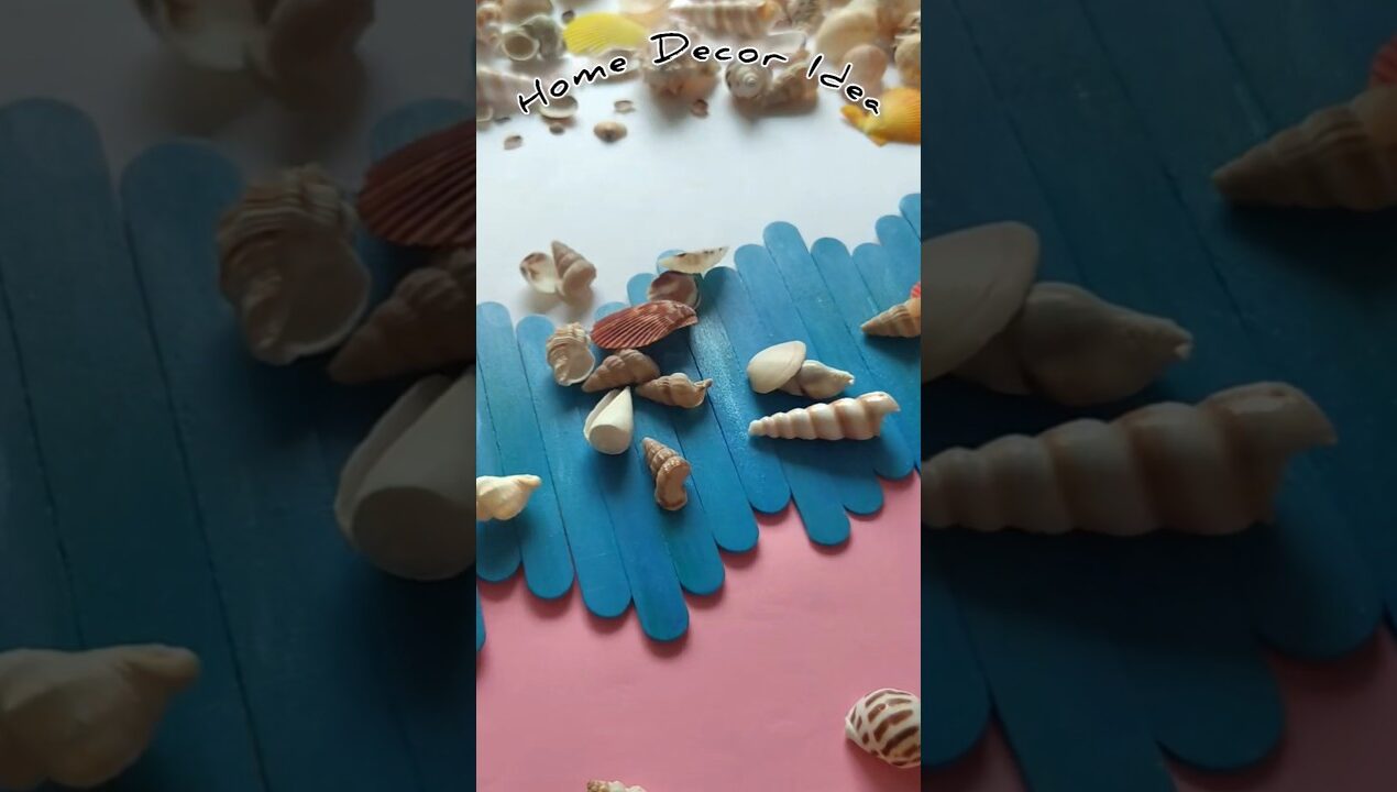 DIY Home Decor Idea #diy #craft #wallhanging #homedecoration #seashellcraft #craftyhome