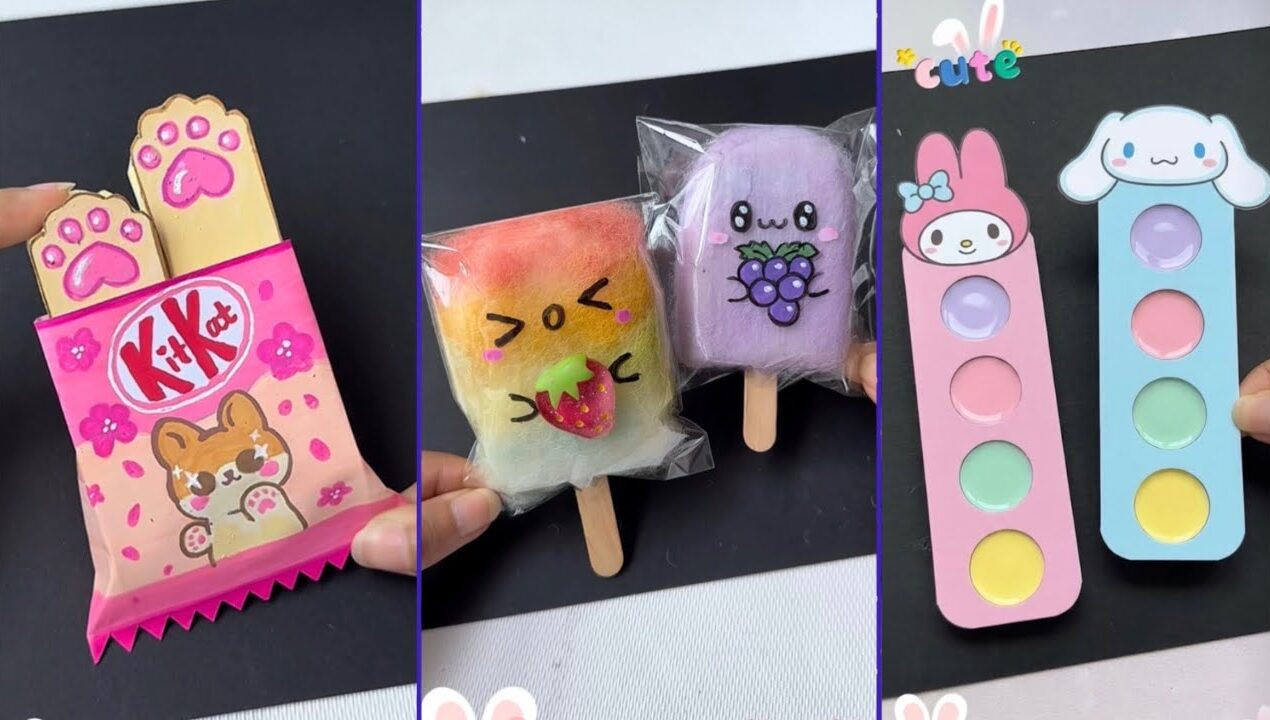 Easy craft ideas/ miniature craft /Paper craft/ how to make /DIY/school project/Tonni art and craft