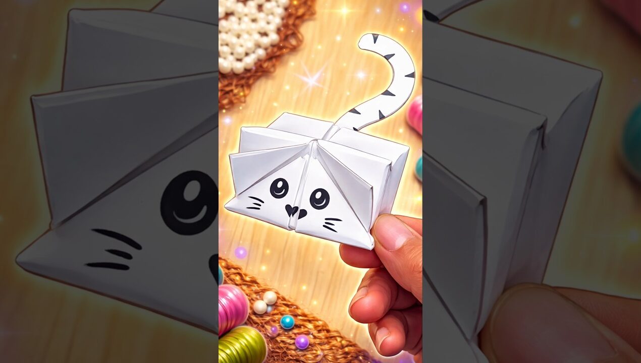 Cute paper toy easy craft ideas for kids #shortvideo #ytshorts #kids #craft #papercraft #viral #cute