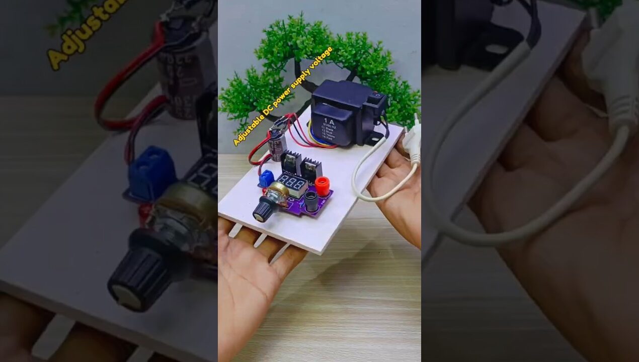 Building adjustable power supply ⚙️#adjustable #jlcpcb #diy #powersupply #project #Electronic #DC