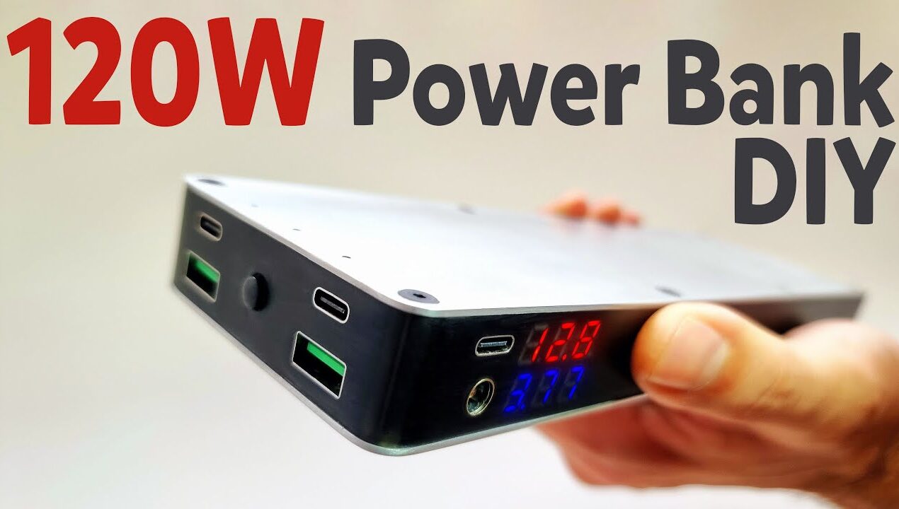 How to make Super 20,000 mAh Power Bank (120W) – DIY fast charge Power Bank