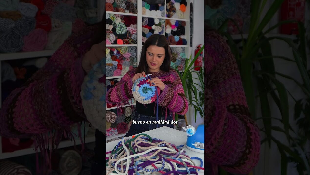 No compres más lana, haz esto 🧶♻️ #diy #upcycling #handmade