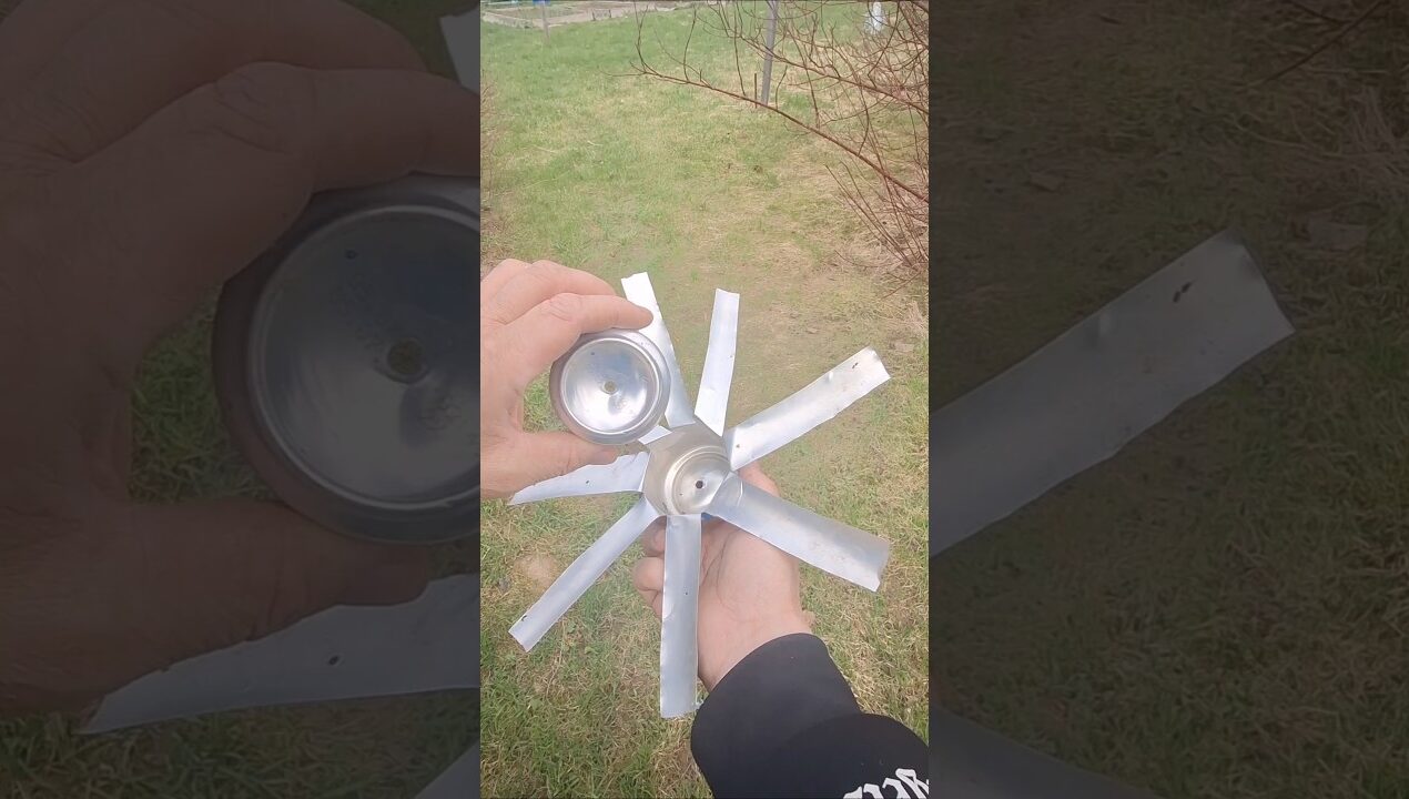 Самоделка садовый Ветряк своими руками #diy #полезныесоветы #хитрости #врек #shorts