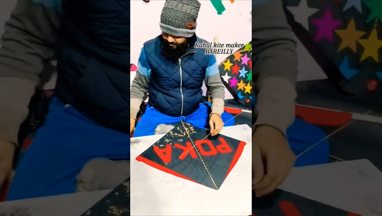 How to make a Kite 🪁🥰 | Easy DIY Patang Tutorial #art #kiteground #kite #patang #diy #artmo