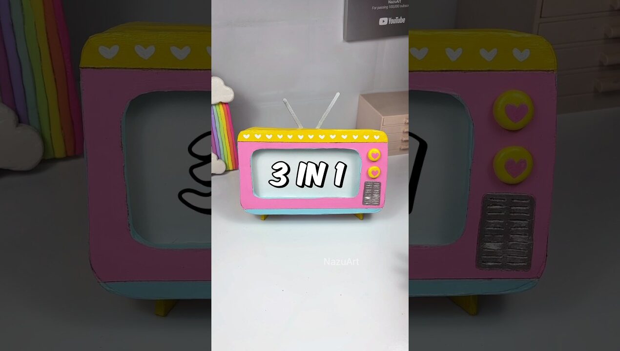 DIY 3 in 1 TV 📺 #shorts #diy