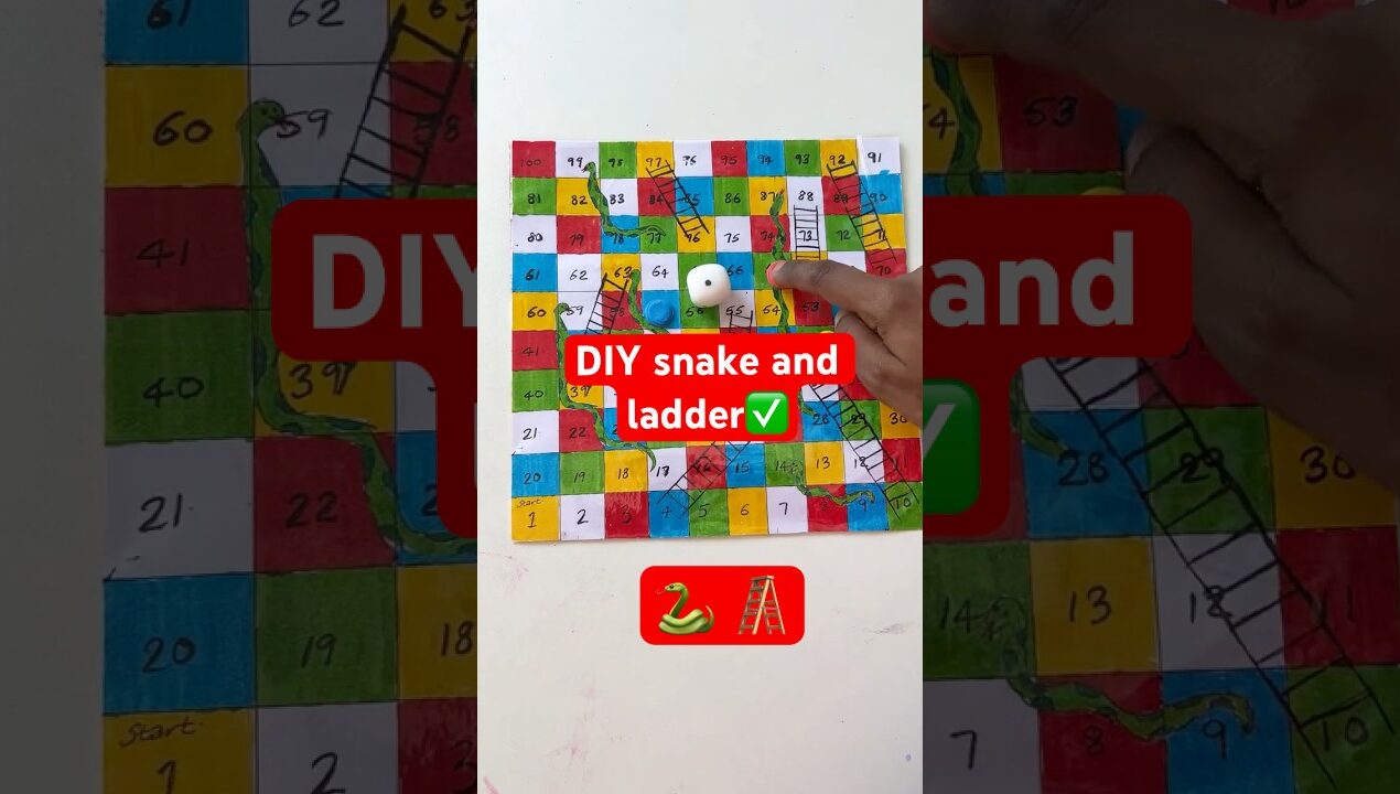 DIY snake 🐍 and ladder 🪜 #shorts #shortvideo #diy