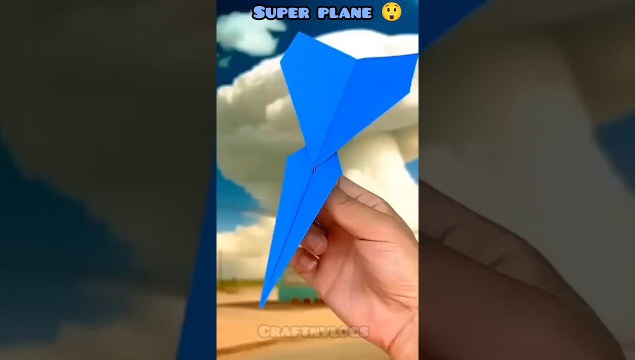 New paper rocket 🚀 plane , very easy plane #origami #paper #diy