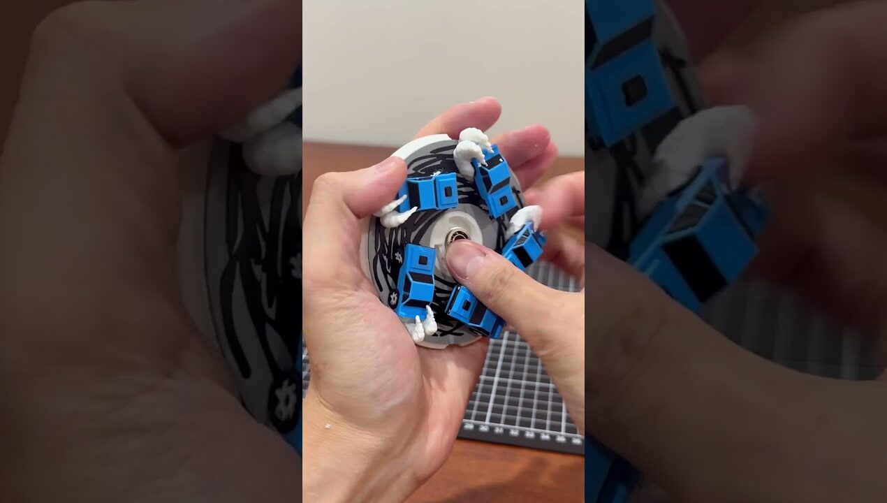 3D printing a drifting car fidget spinner #3dprinting #satisfying #diy #asmr #fidgettoys