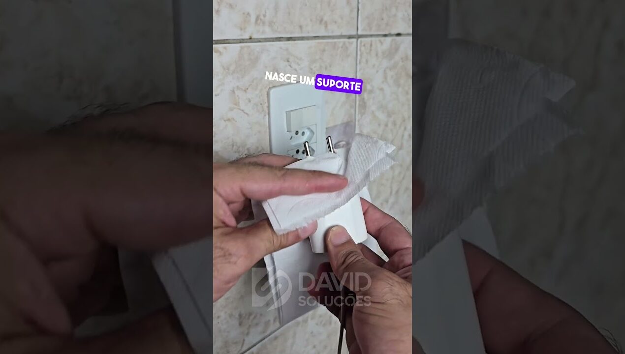 Carregador no papel higiênico! A dica que poucos conhecem. #diy #ferramentasprofissionais #ideias