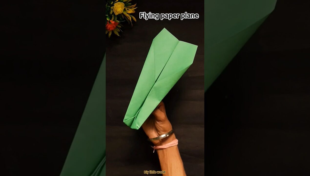 Diy flying airplane toy with Paper ✈️💥 #papercraft #viral #origami #diy #shortsviral #shorts #craft