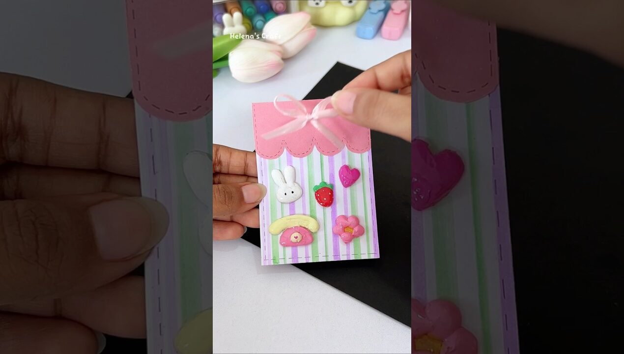 🤩 DIY 3D stickers #diy #shorts #craft #helenascraft #diyideas