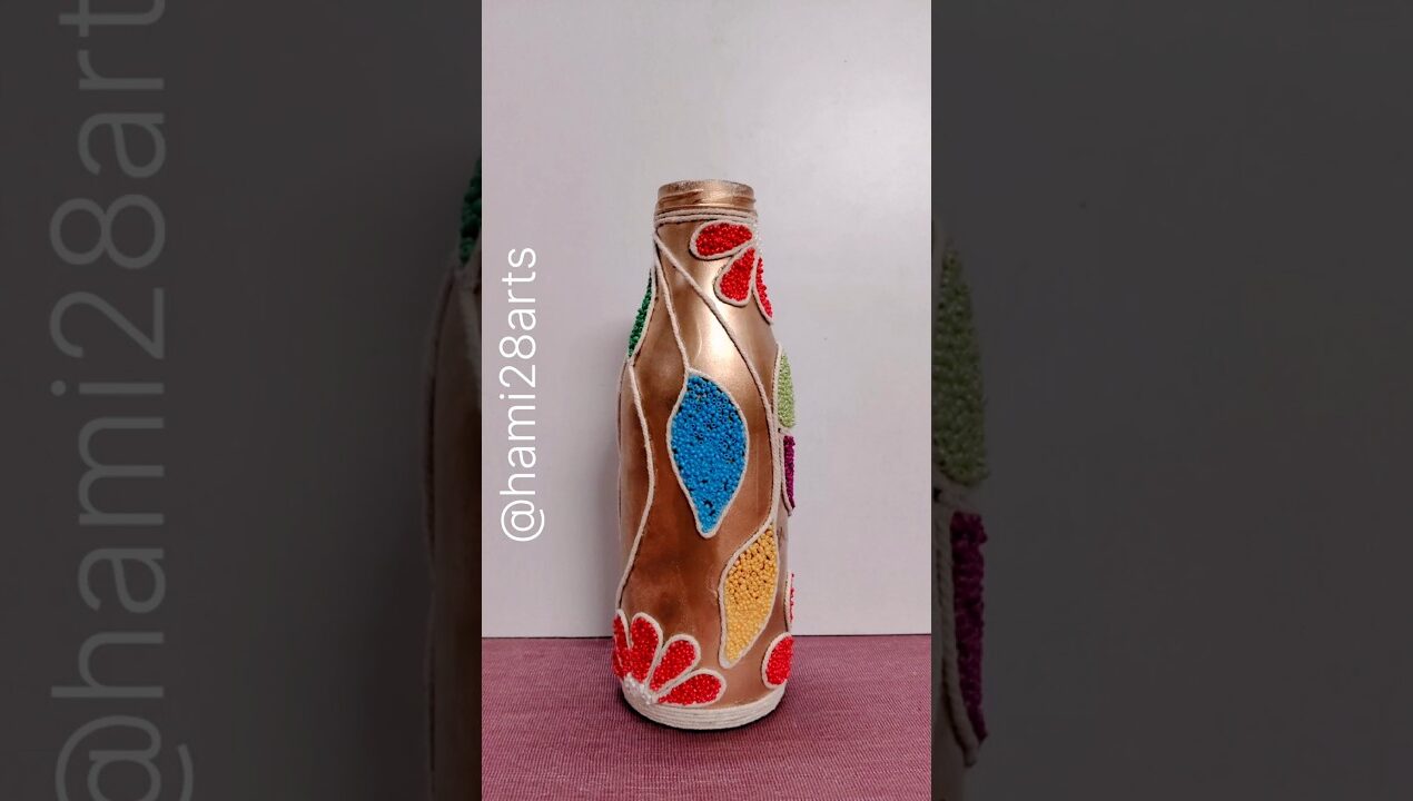 Aesthetic Bottle Decoration Ideas | DIY Home Decor & Unique Gifting Ideas 🎁✨ #ytshorts #diy #viral