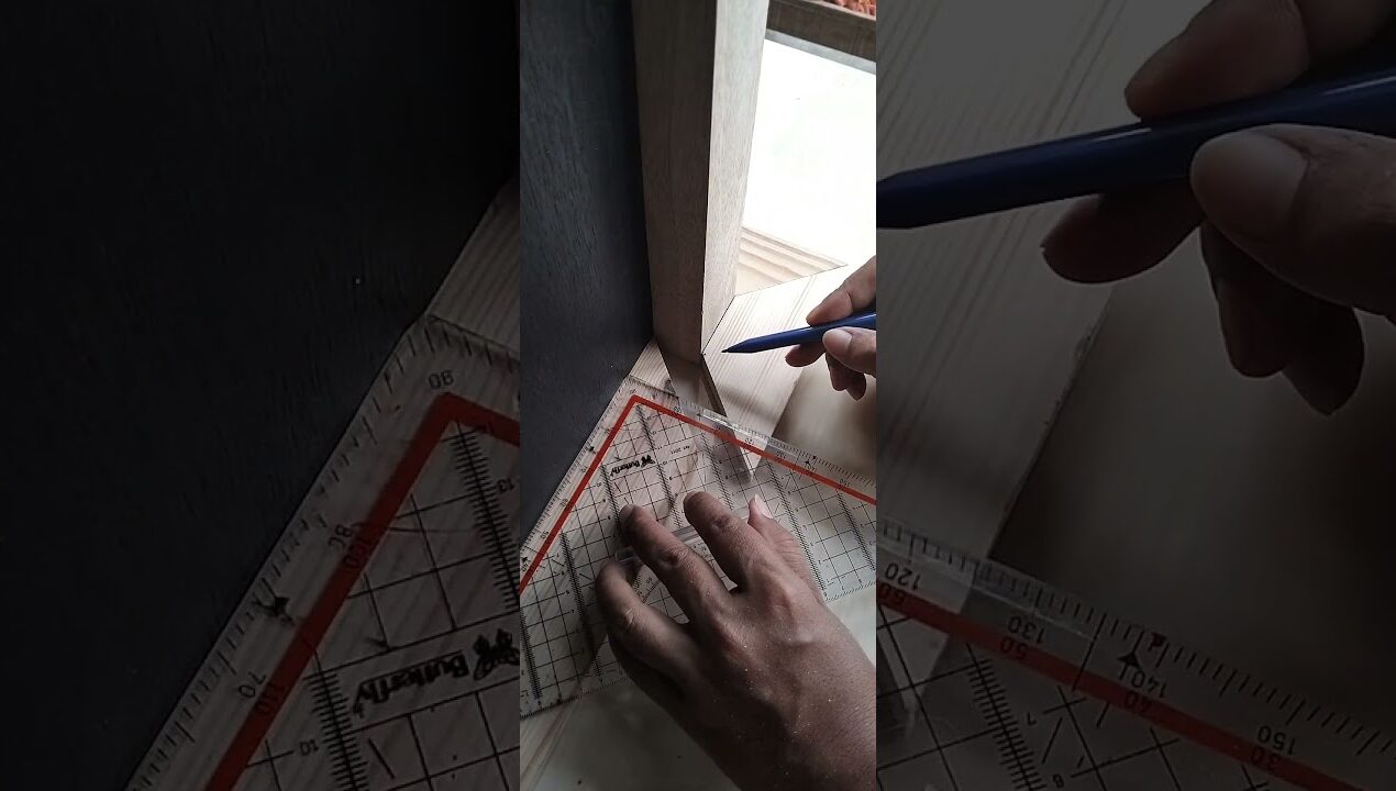 woodworking trick #woodworking #carpenter #wood #art #tools #diy #ideas