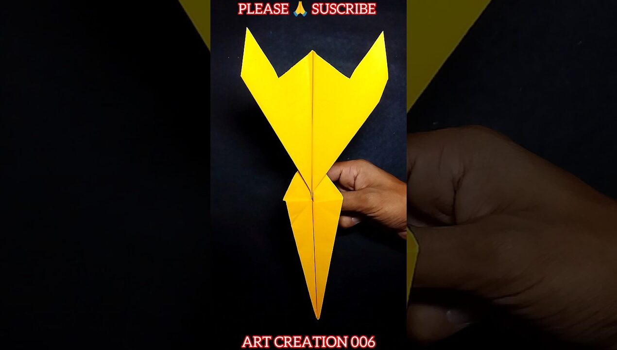how to make a simple jet plane easy ideas #viralshorts
