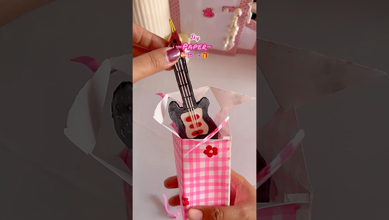 Diy🌸Cute Gift Box 💝 idea ✨ #diy #craft #shorts #ytshorts