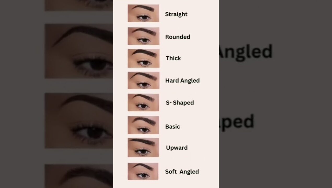 😱Beautiful Different Eyebrow Shape 😻❤️#eyebrows #tutorial #diy #ideas #tips #colorful #makeup #howto