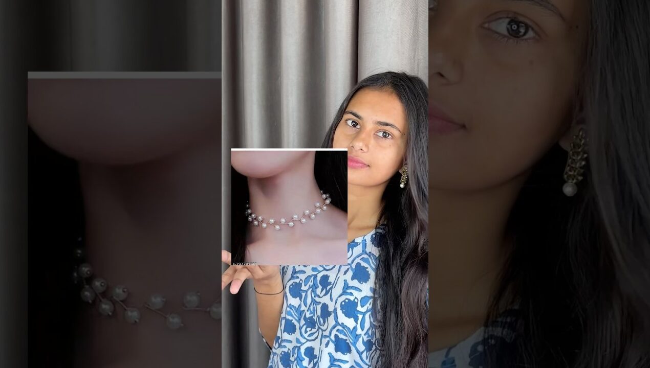 DIY Korean necklace ￼#shorts #diy #necklace
