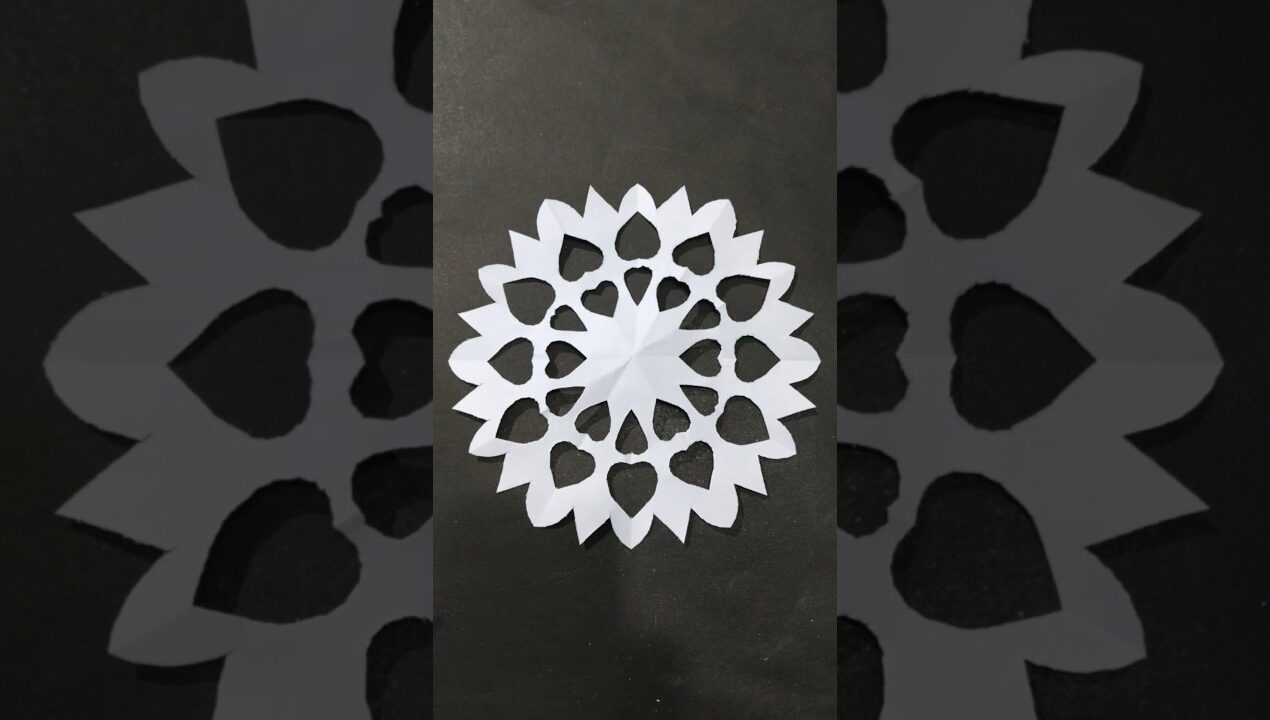DIY Paper Cutting Art | A4 Papercut Home Decor💫✅💥 #artofhandmade #handmade #diy #craft #creative