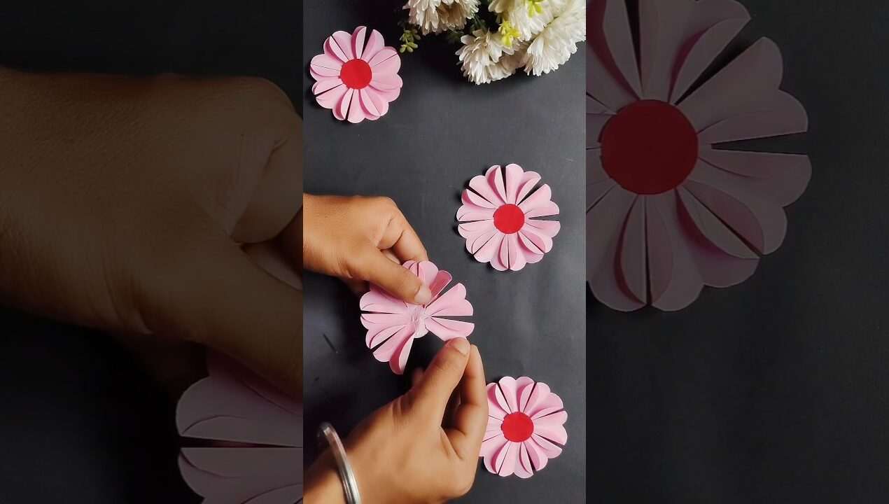 DIY Quick Easy Paper Flowers✨|| Beautiful And Easy Craft Ideas