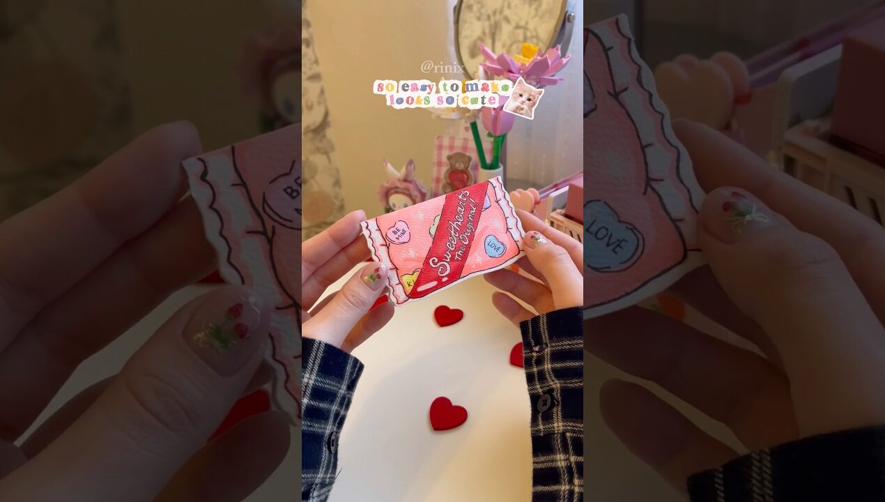 Cute and Easy DIY gift tutorial Free gift DIY card idea