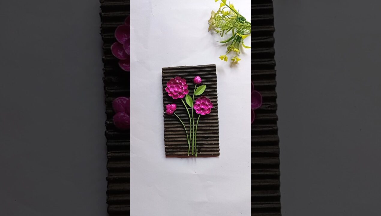 Easy & Beautiful DIY Wall Decoration Ideas #shorts #diy#walldecor#wallhanging#handmade#youtubeshorts