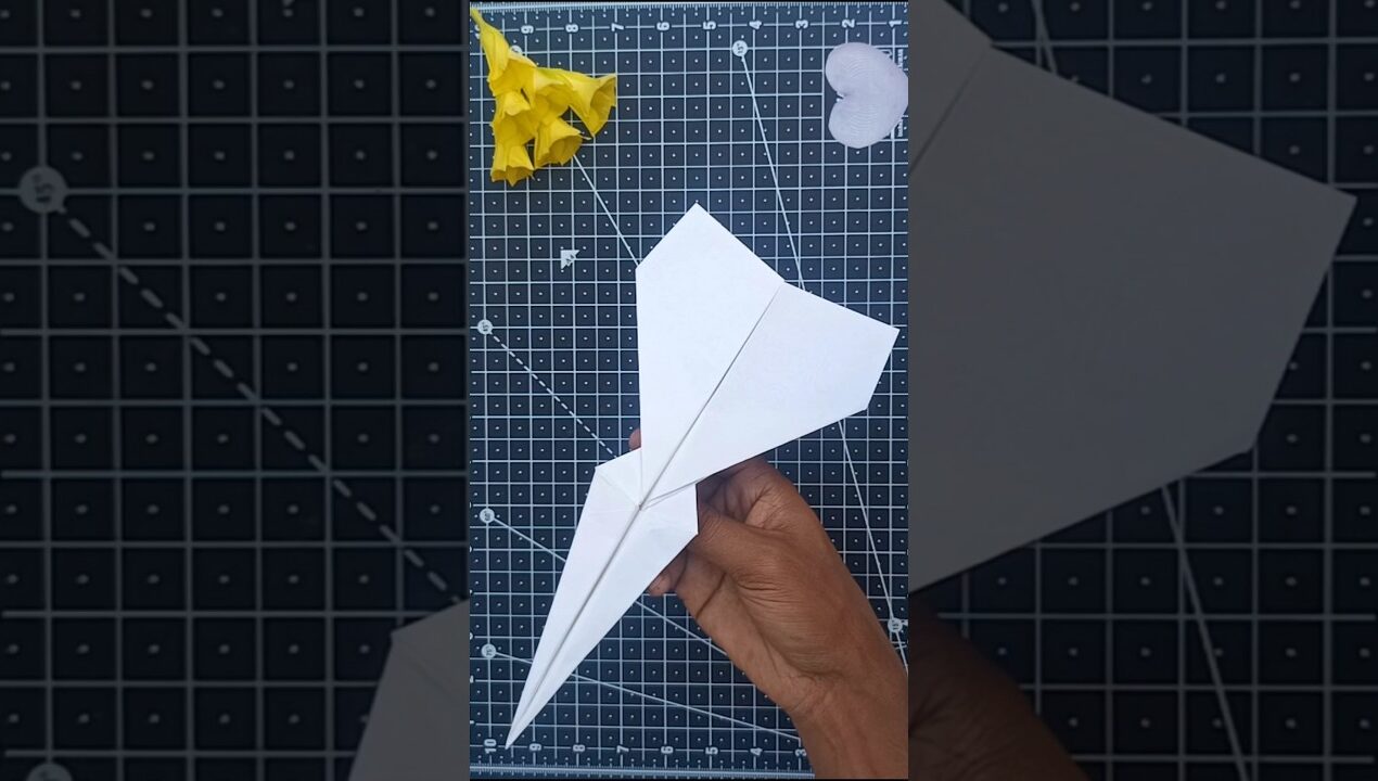DIY Paper Jet That Actually Flies!  #paperplane #paperjet #origami #origamiplane #diycraft #howto