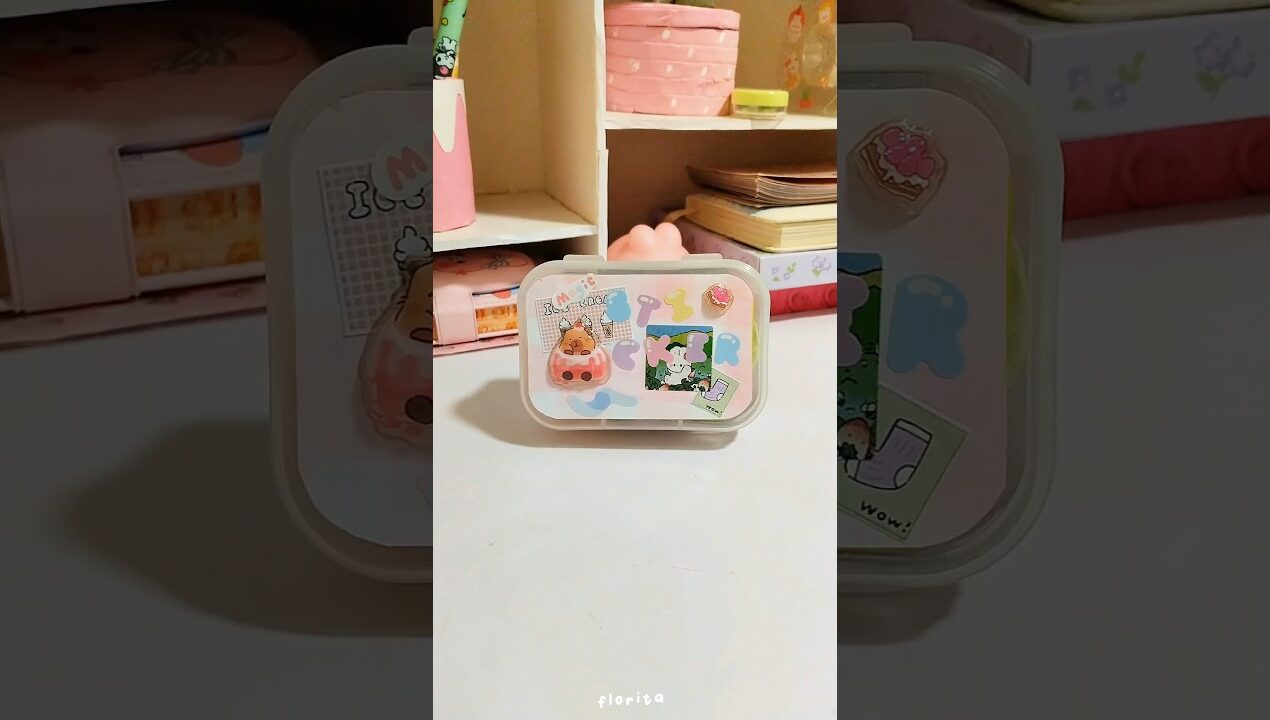 aesthetic പോരാ 😮‍💨|florita | diy journaling organizer |#diy #craft #shorts