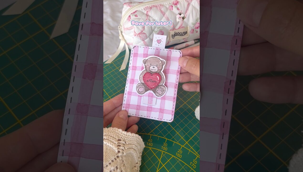 Cute and Easy DIY Mother’s Day gift idea tutorial Mother’s Day Card idea Free gift idea