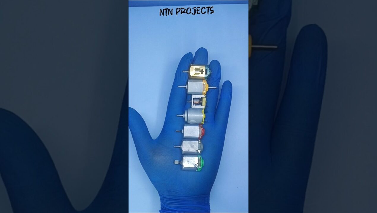 Power testing of various 6V DC Motors 🔌⚡#schoolproject #ideas #hacks #simple #new #diy #amazing