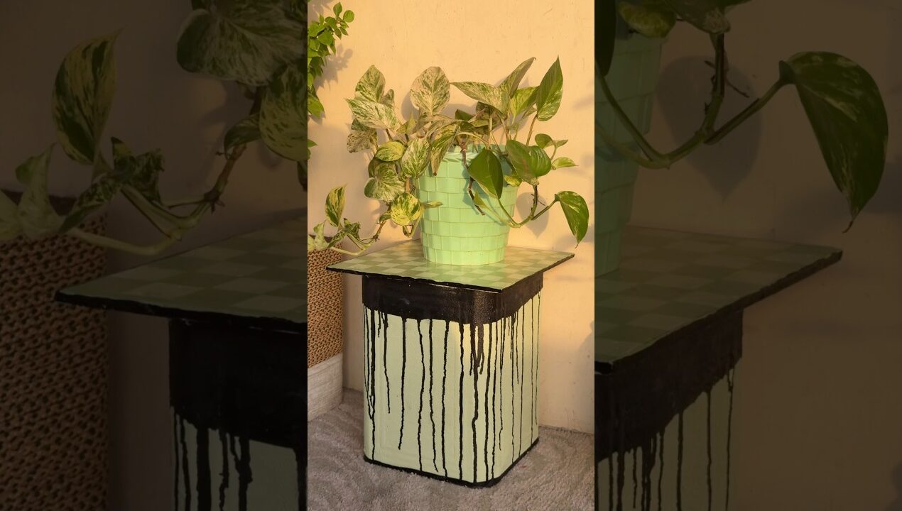 recycle waste oil container ||resue waste tile#diy #craft #handmade #shorts #trending
