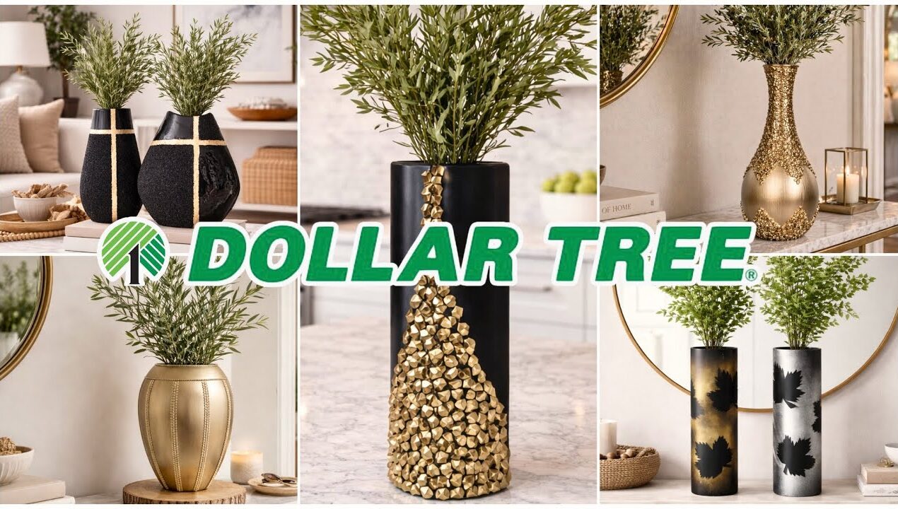 5 Dollar Tree Vase DIYs That Look SO EXPENSIVE