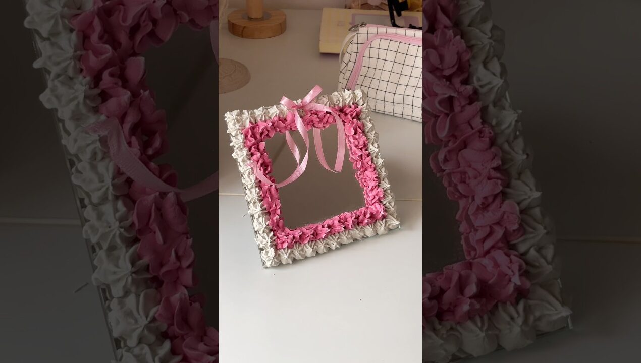 DIY pinteresty mirror🎀 EASY craft IDEAS | ninu shaaji #shorts