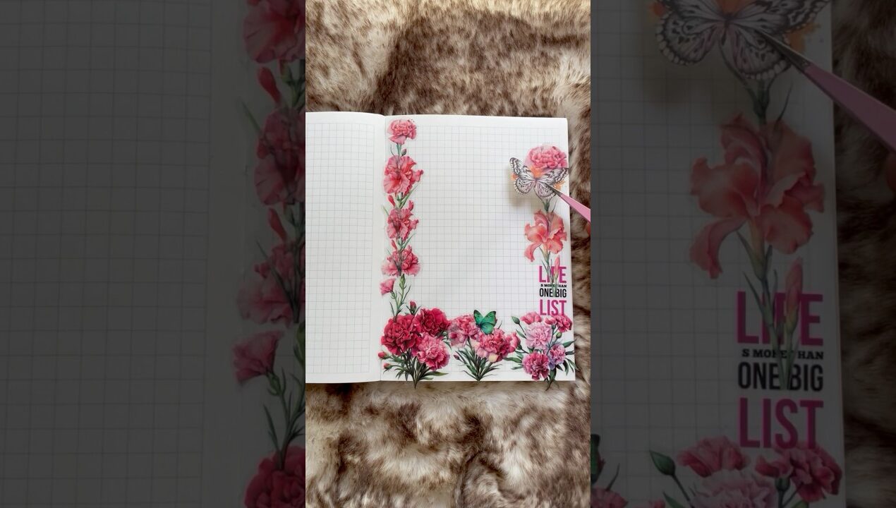 🌸 aesthetic art journaling ideas🌸 #diy #pink #scrapbooking 💖