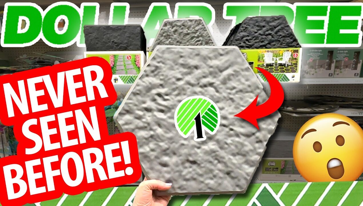 ✨ACTUALLY GENIUS Luxury Outdoor Patio HACKS! HIGH-END Dollar Tree DIYS using PAVERS!