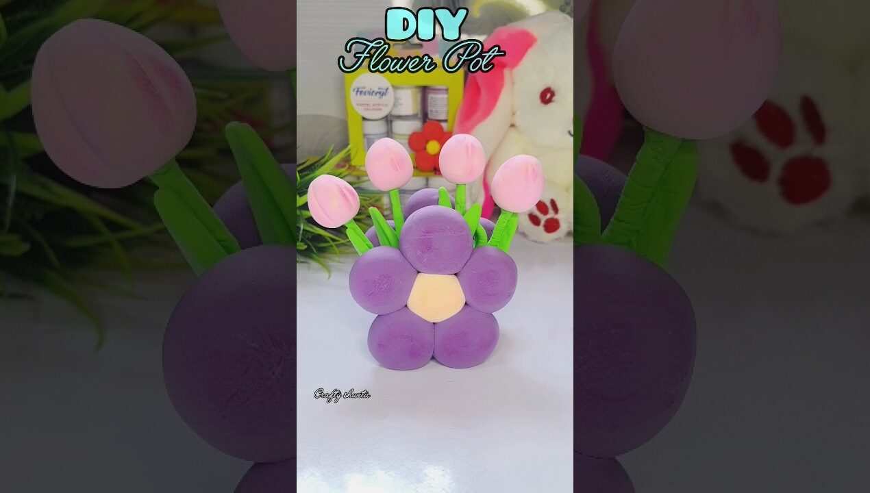 DIY Flower Pot✨️ #shorts #diy