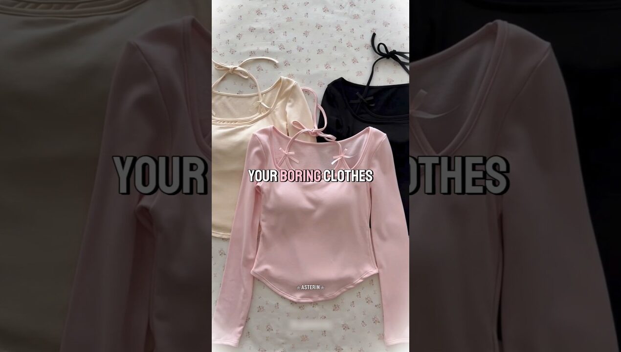 How to make DIY CUTE BOW T SHIRT AT HOME in zero dollars (NO BS) || #fashion #diy #fyp #shorts