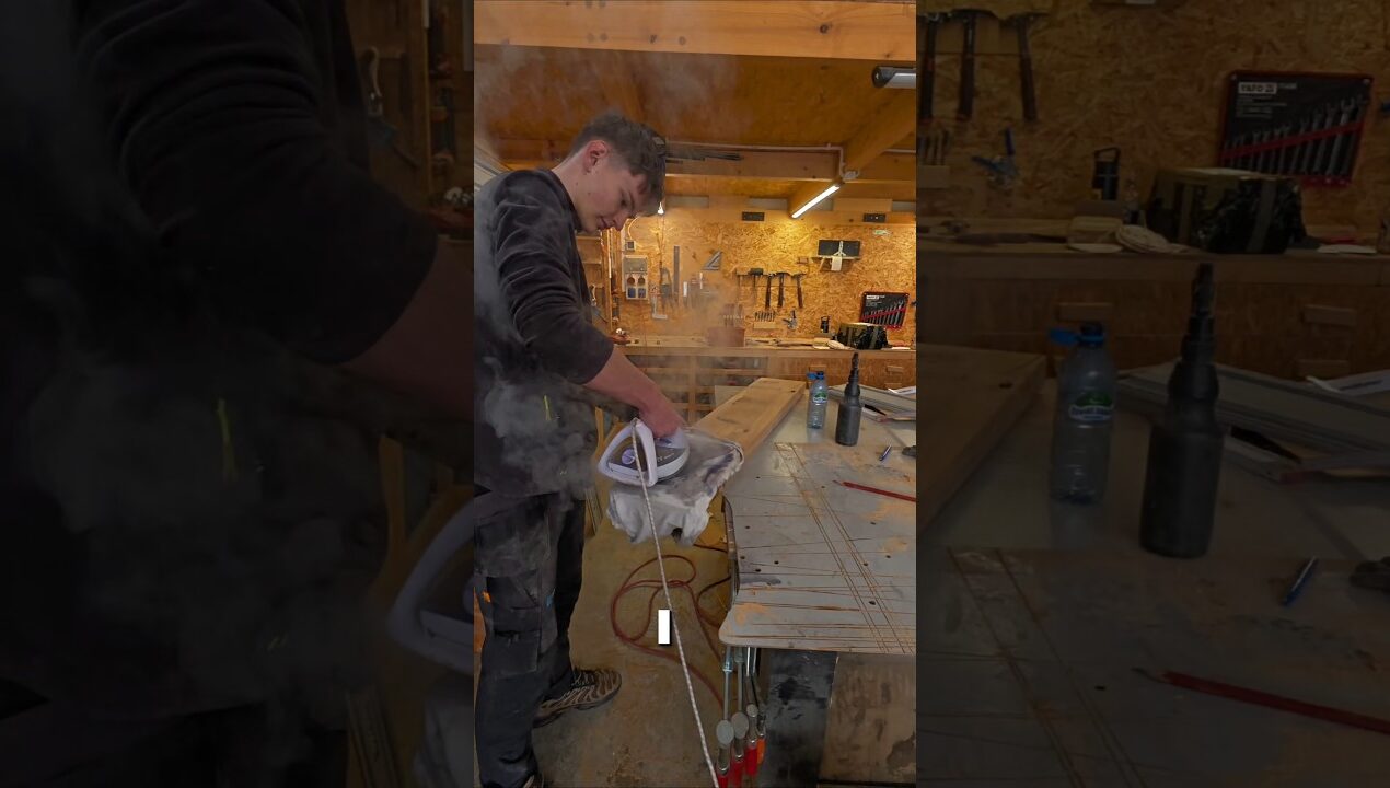 robie viralowe wygięcie deski #viral #wood #stolarstwo #diy #woodworking #viral